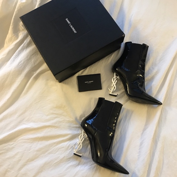 Saint Laurent Shoes - Saint Laurent YSL OPYUM PATENT LEATHER